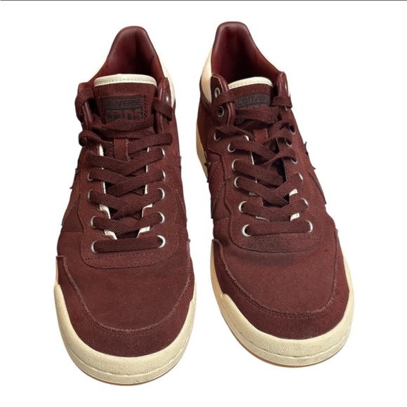 Converse Fastbreak Pro Burgundy Suede Sneakers Men’s Size 11 Mid Top Lace Up - Picture 3 of 16